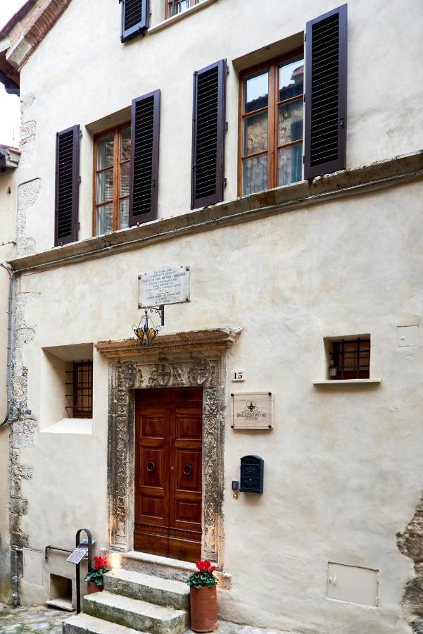 Palazzo Pio III - Residenza D'Epoca Bed & Breakfast Sarteano Bagian luar foto